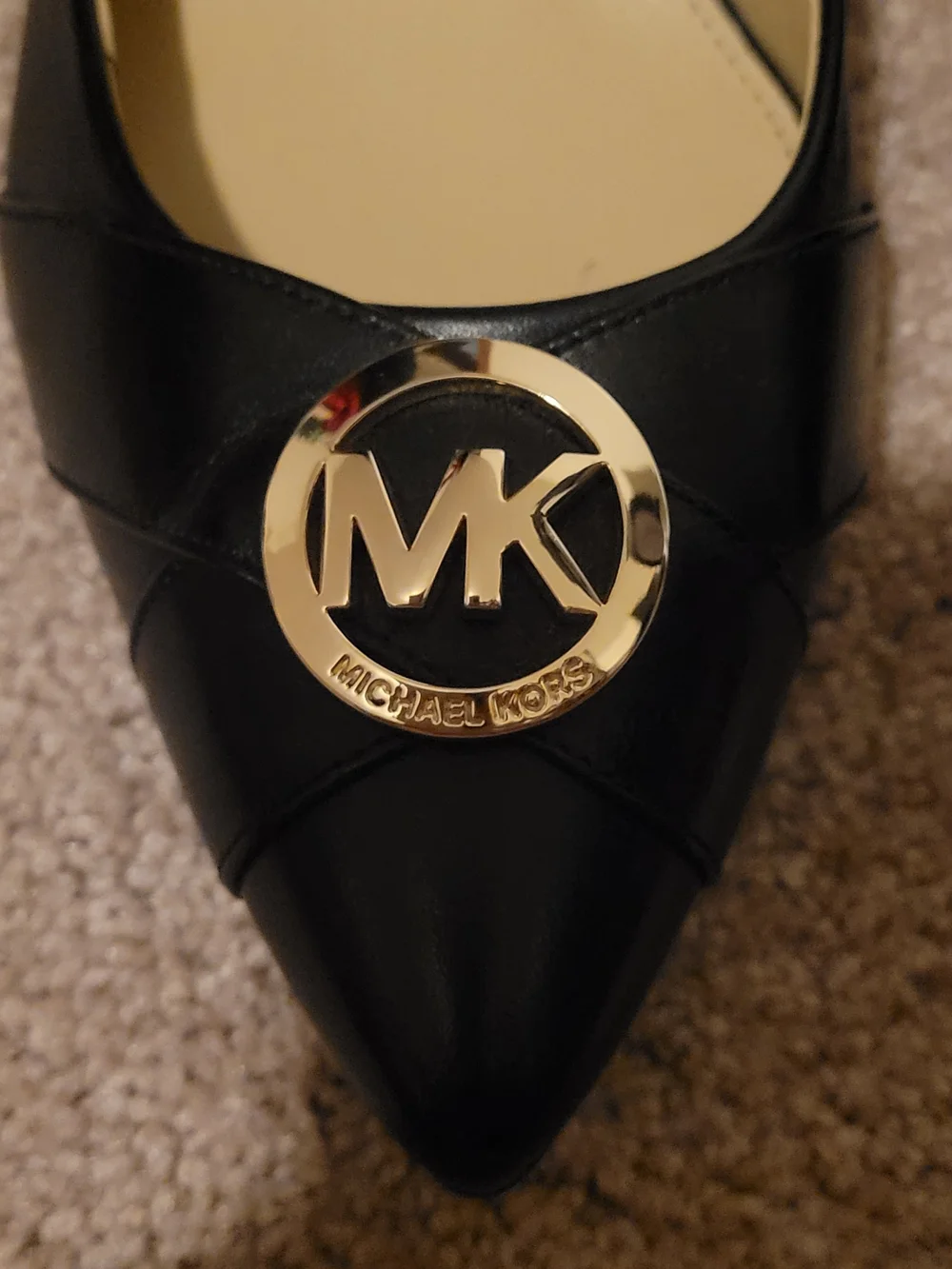 Michael Kors Black Leather Pointed-Toe 3